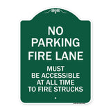 Fire Lane Must Be Accessible at All Time to Fire Trucks