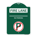 Fire Lane - No Parking (With No Parking Symbol)