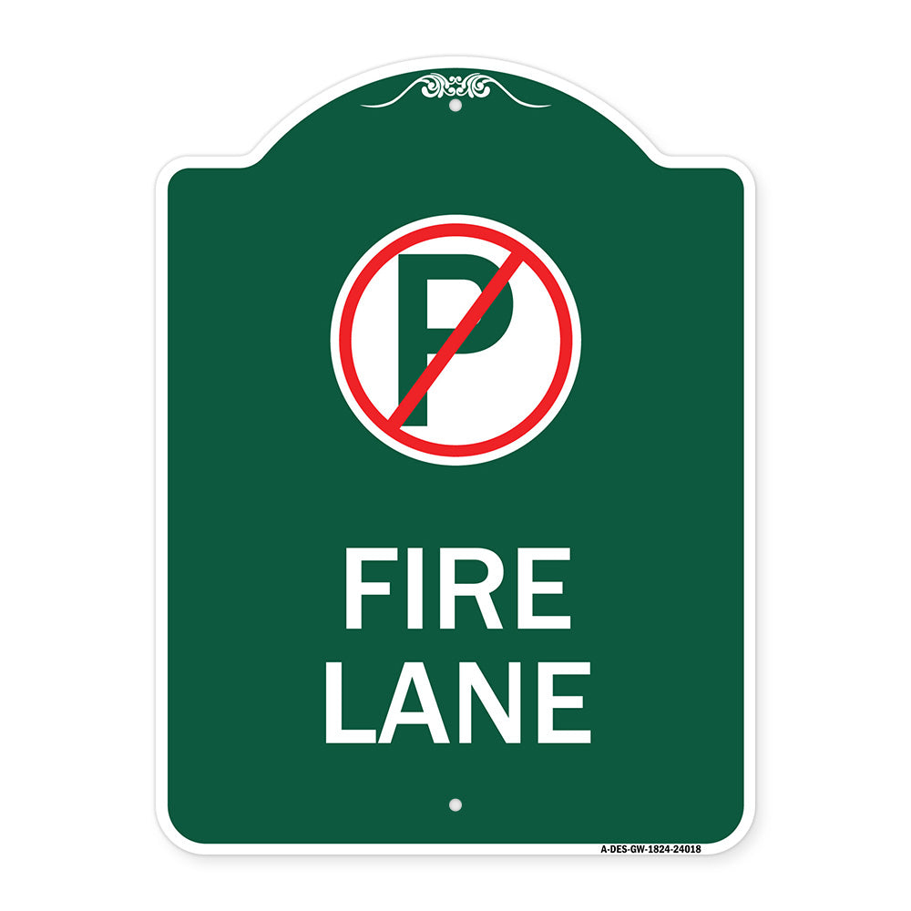 Fire Lane (No Parking Symbol)