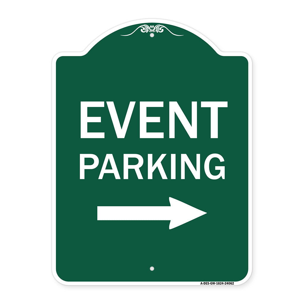 Event Parking with Left Right Arrow