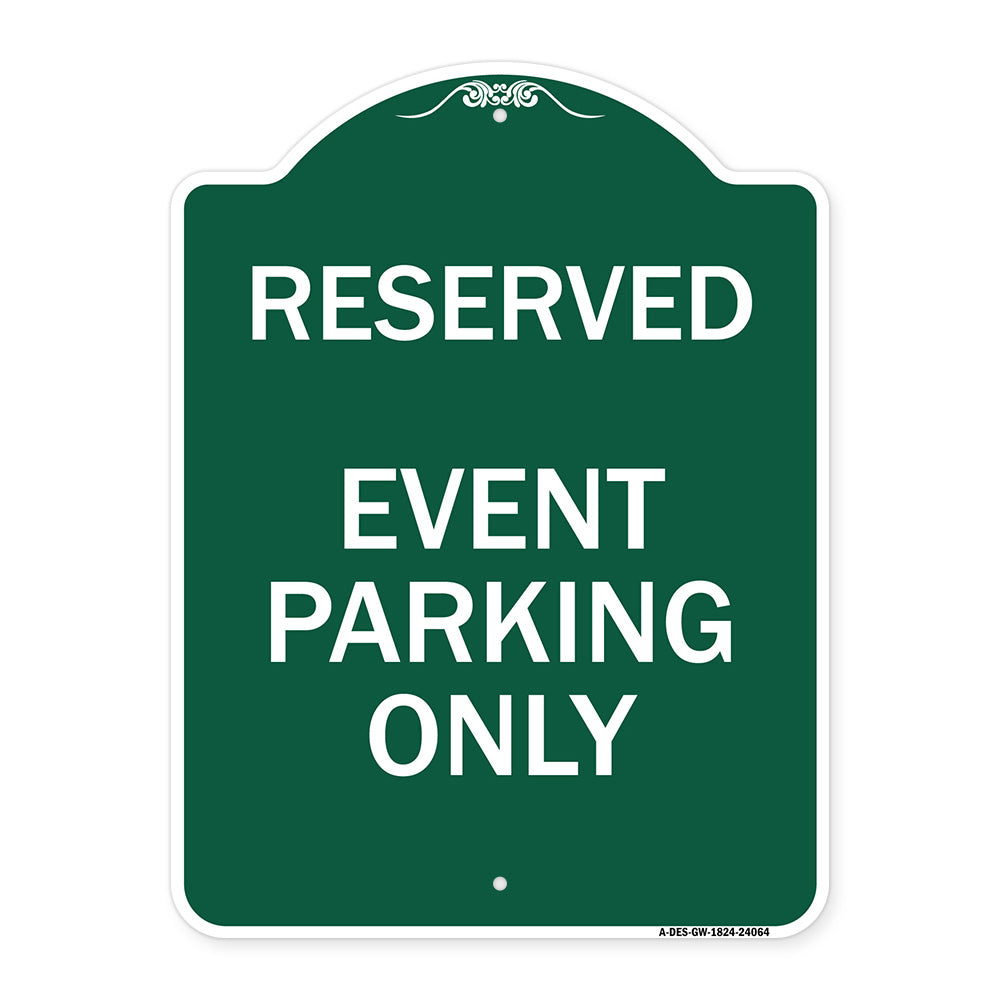 Event Parking Only