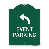 Event Parking Only (With Upper Left Arrow)