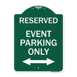 Event Parking Only (With Bidirectional Arrow)