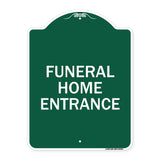 Entrance Sign Funeral Home Entrance