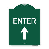 Enter Sign Enter with Up Arrow