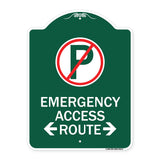 Emergency Access Route (With Bidirectional Arrow)