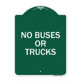 Driveway Sign No Buses or Trucks