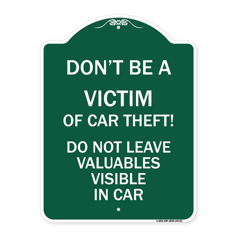Don't Be A Victim of Car Theft! Do Not Leave Valuables Visible in Car