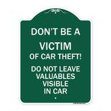 Don't Be A Victim of Car Theft! Do Not Leave Valuables Visible in Car