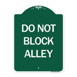 Do Not Block Alley