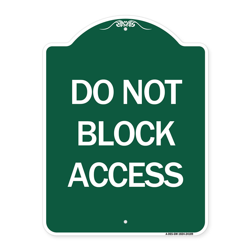 Do Not Block Access