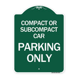 Compact or Subcompact Car Parking Only