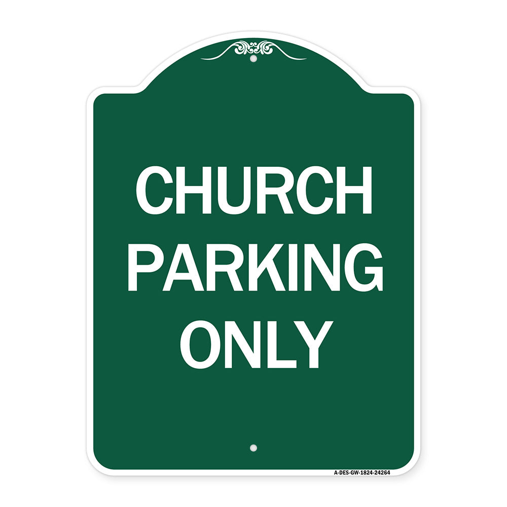 Church Parking Only