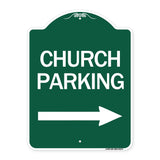 Church Parking (With Right Arrow)