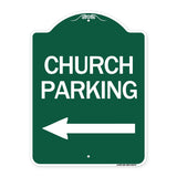 Church Parking (With Left Arrow)