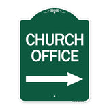 Church Office (With Right Arrow)
