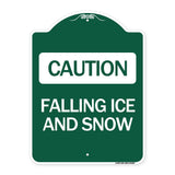 Caution - Falling Ice and Snow