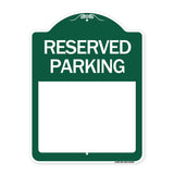 Blank Reserved Parking