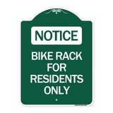 Bike Rack for Residents Only