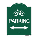 Bicycle Symbol Parking (With Bidirectional Arrow)
