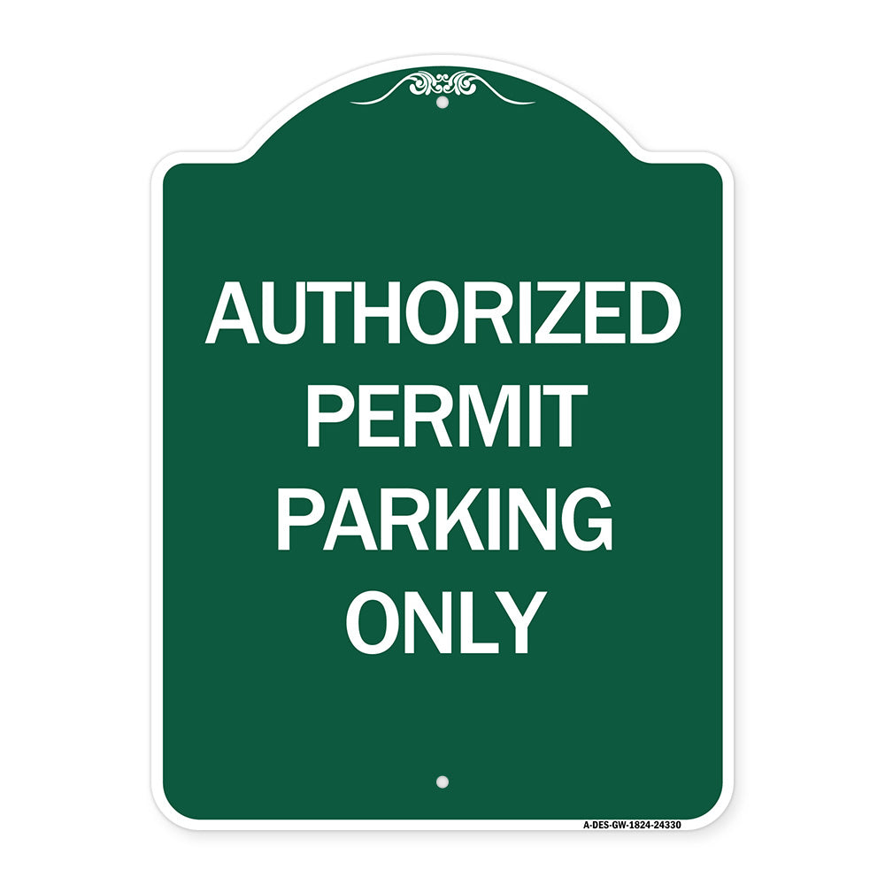 Authorized Permit Parking Only