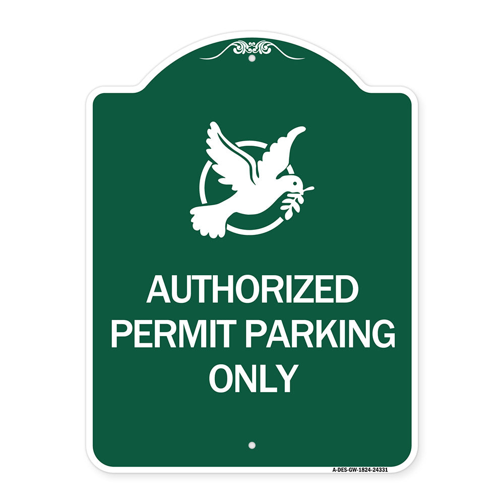 Authorized Church Parking Only (With Graphic)