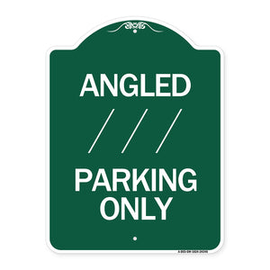 Angle Parking Only (With Bidirectional Arrow) 1