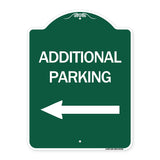 Additional Parking Sign (Left Arrow)