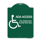 ADA Access for Assistance Ring Bell (With New Isa Symbol)