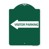 Visitor Parking (With Left Arrow)