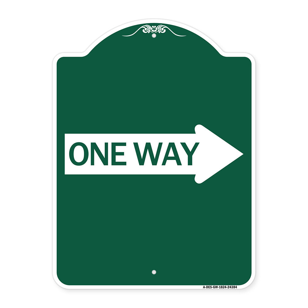One Way (With Right Arrow)
