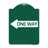 One Way (With Left Arrow)