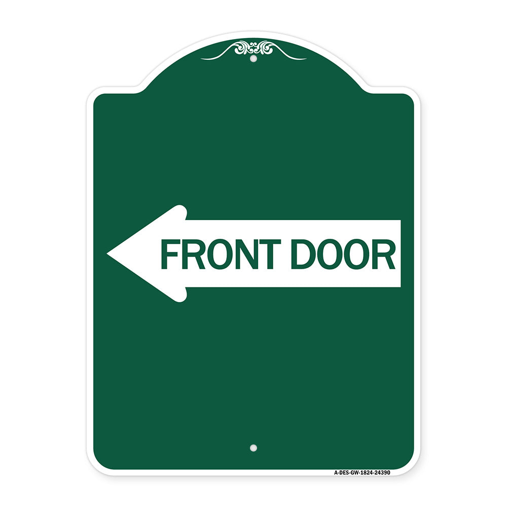 Front Door (With Left Arrow)