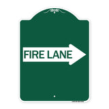 Fire Lane Right Arrow