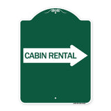 Cabin Rental (With Right Arrow)