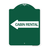 Cabin Rental (With Left Arrow)