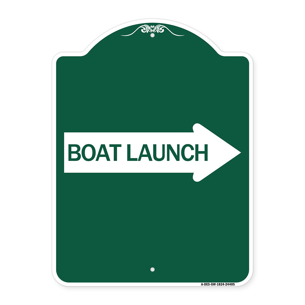 Boat Launch (With Right Arrow)
