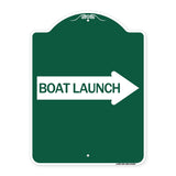 Boat Launch (With Right Arrow)