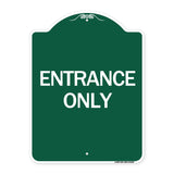 Traffic Entrance Sign Entrance Only