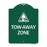 Tow-Away Zone with Graphic