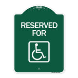 Reserved for (With Accessible Symbol)