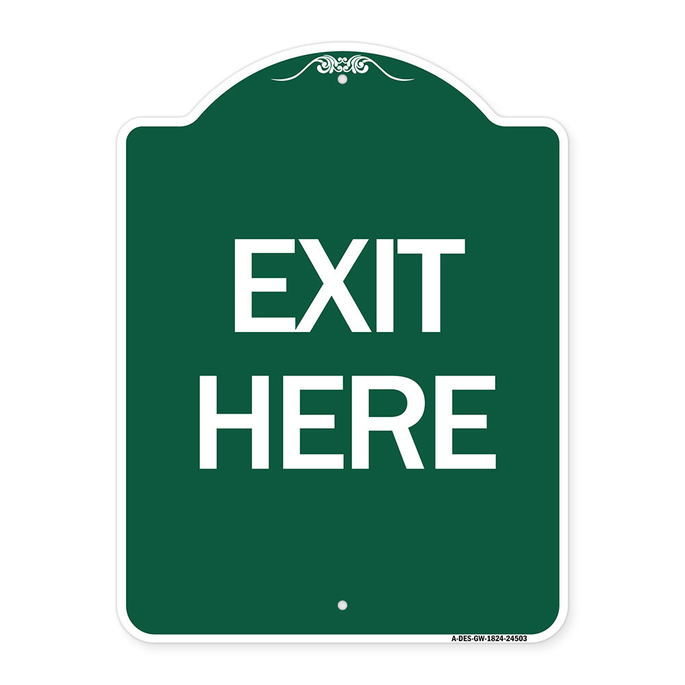 Exit Here