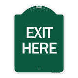 Exit Here