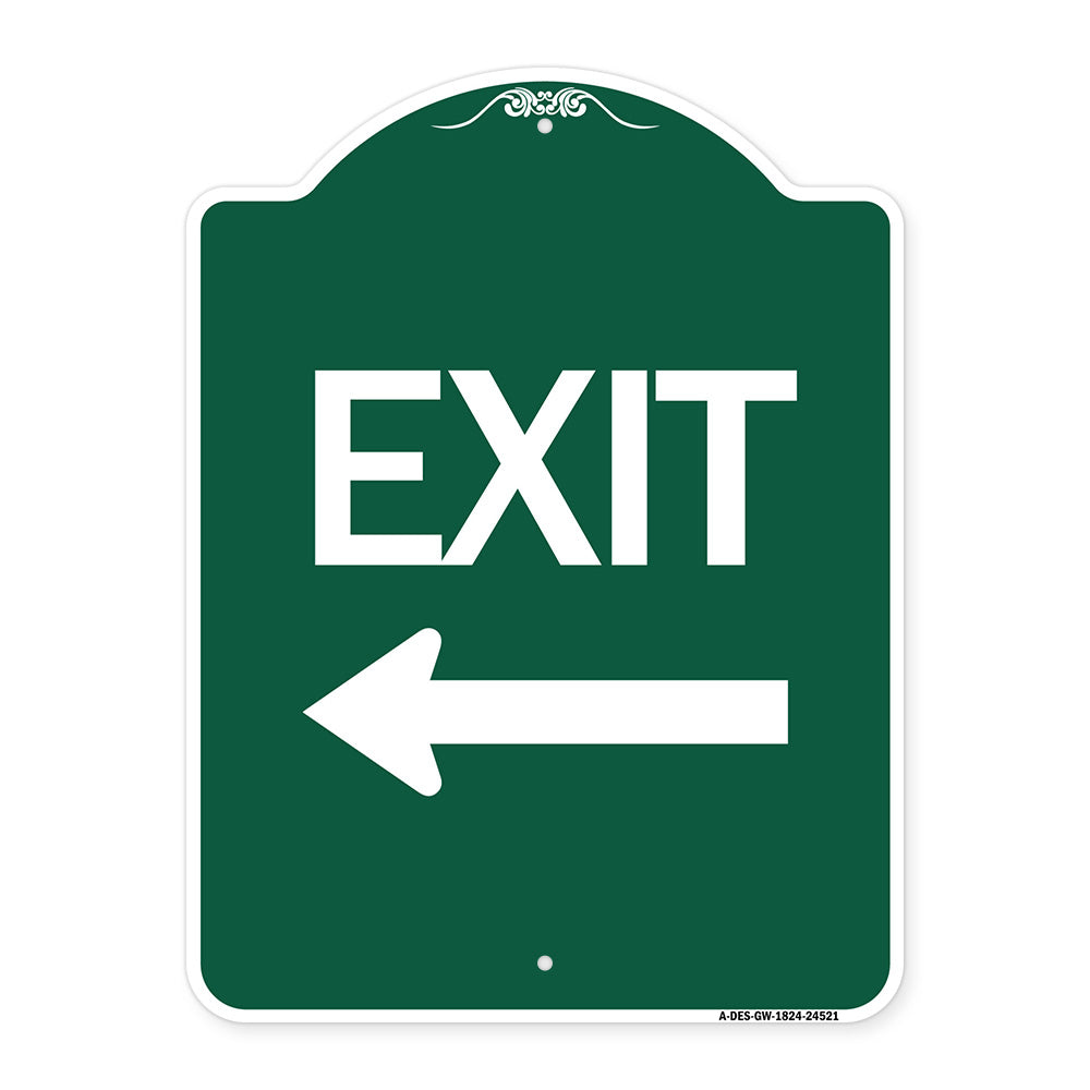 Exit with Left Arrow