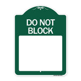 Do Not Block Custom No Parking Text Here
