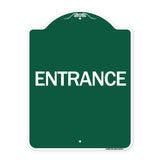 Traffic Entrance Sign Entrance