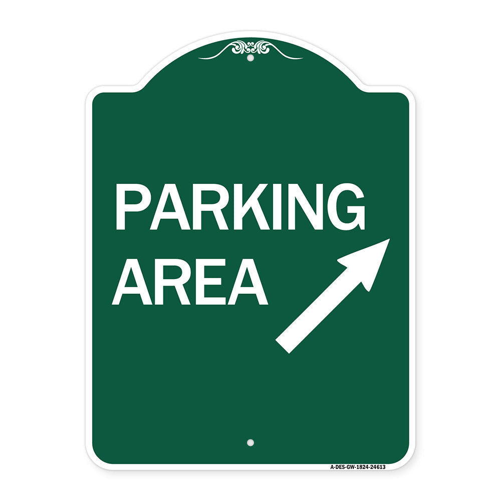 Parking Area (Up Right Arrow Symbol)