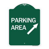 Parking Area (Up Right Arrow Symbol)