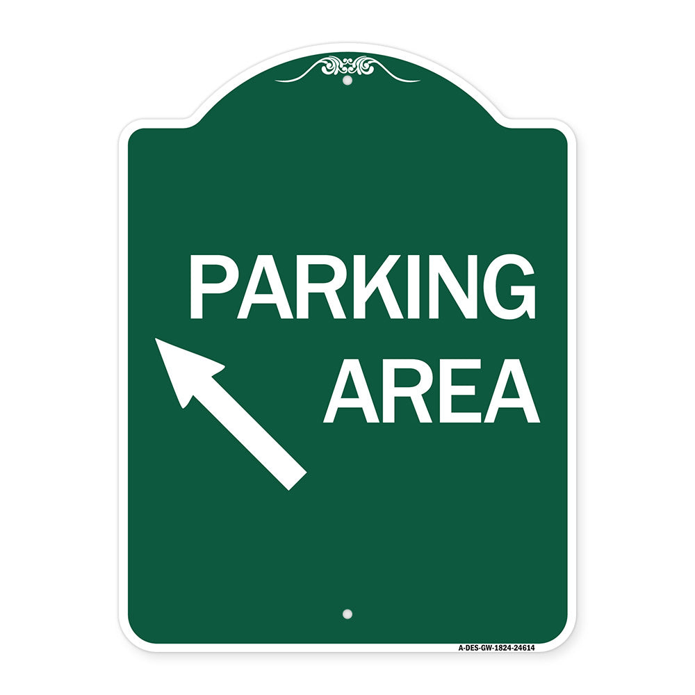 Parking Area (Up Left Arrow Symbol)