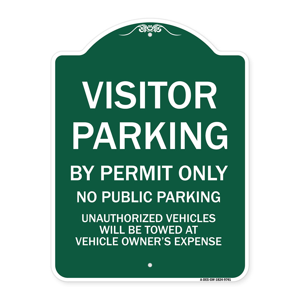 Visitor Parking By Permit Only, No Public Parking